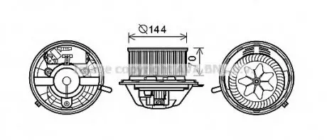 Электродвигатель AVA QUALITY COOLING AVA COOLING BW8454