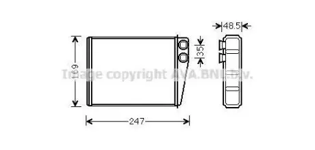 Теплообменник AVA QUALITY COOLING AVA COOLING MSA6673
