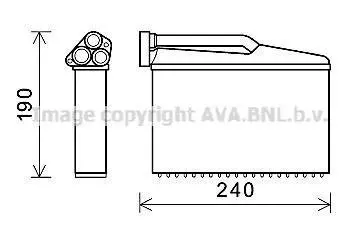 Теплообмінник AVA QUALITY COOLING AVA COOLING BWA6541