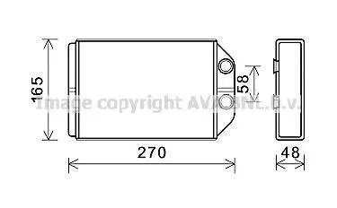 Теплообмінник AVA QUALITY COOLING AVA COOLING AIA6393