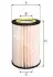 Фильтр масляный (элемент) MFILTER M-FILTER TE 4022 (фото 1)