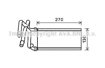 Теплообменник AVA QUALITY COOLING AVA COOLING TO6705