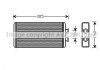 Теплообмінник AVA QUALITY COOLING AVA COOLING TO6693 (фото 1)