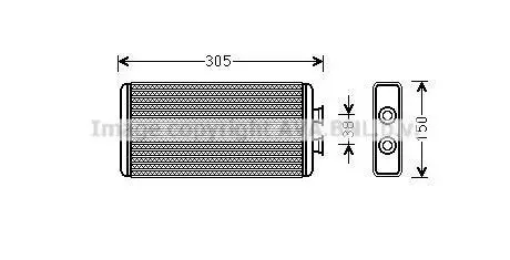 Теплообмінник AVA QUALITY COOLING AVA COOLING TO6693