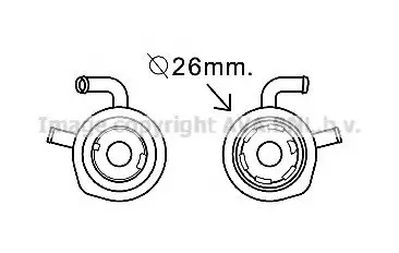 Теплообмінник AVA QUALITY COOLING AVA COOLING RT3611