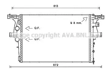 Теплообменник AVA QUALITY COOLING AVA COOLING IV2126
