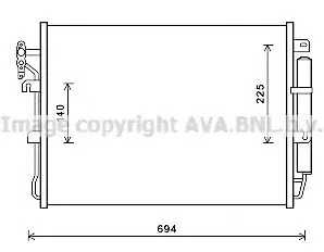 Конденсатор AVA QUALITY COOLING AVA COOLING AUA5215D