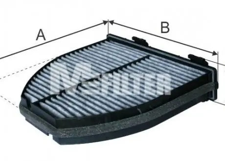 Фільтр салона вугільний M-FILTER K 9139 C