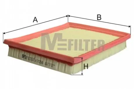 Фільтр повітряний MFILTER M-FILTER K 7058