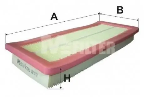Фільтр повітряний MFILTER M-FILTER K 7051
