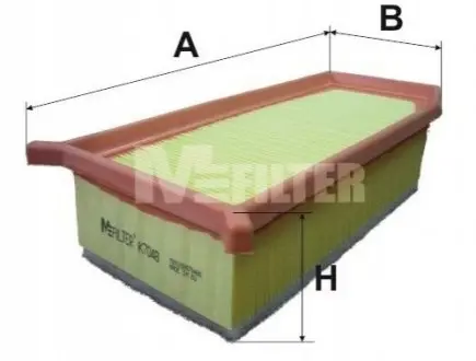 Фільтр повітряний MFILTER M-FILTER K 7048
