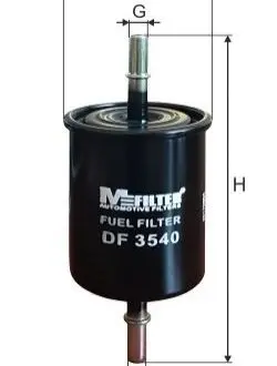 Фільтр паливний M-FILTER DF 3540