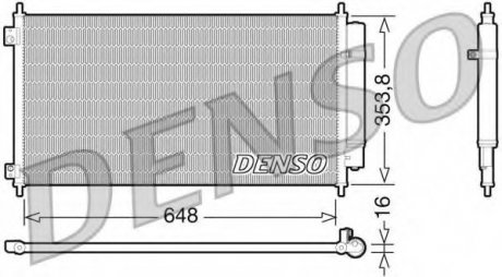 Конденсатор, кондиціонер DENSO DCN40010