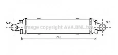 Інтеркулер AVA QUALITY COOLING AVA COOLING MSA4593 (фото 1)