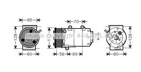 Компресор AVA AVA COOLING FDAK416