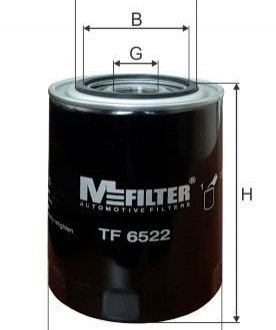 Фильтр масла Pajero/Canter 2.8/3.2D Mfilter M-FILTER TF 6522