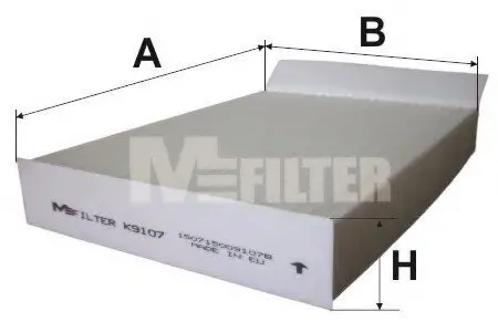 Фільтр салону Suzuki Splash 08- MFILTER M-FILTER K 9107