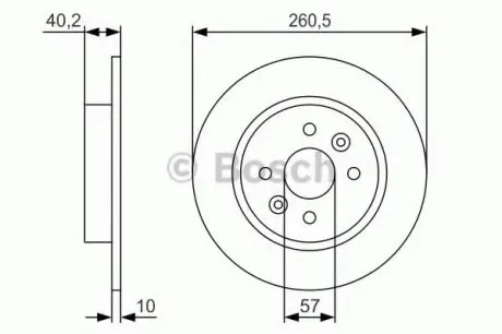 Тормозной диск BOSCH 0 986 479 S85