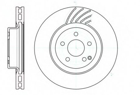 Тормозной диск ROADHOUSE 61142.10 (фото 1)