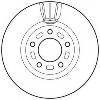 Тормозной диск Jurid 562635JC (фото 1)
