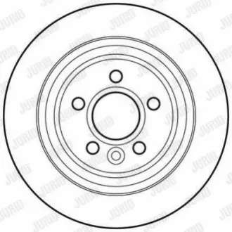 Гальмівний диск задній Volvo S60, S80, XC70 Jurid 562741JC
