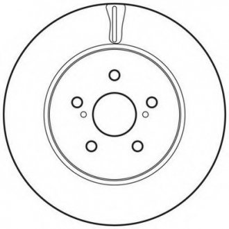Тормозной диск Jurid 562824JC (фото 1)