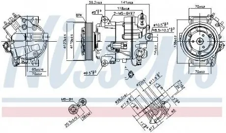 Компрессор NISSENS 890264