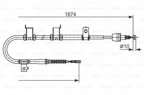 Трос BOSCH 1 987 482 714