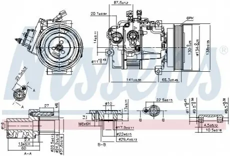 Компрессор NISSENS 89462