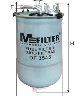 Фільтр паливний Fabia/Polo 1.4/1.9TDI 00- MFILTER M-FILTER DF 3545
