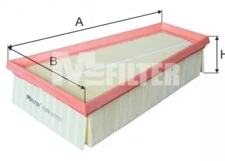 Фильтр воздушный MB A-class (W176)/B-class (W264/W242) 1.6-2.2 11- Mfilter M-FILTER K 7097