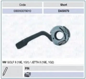 Выключатель на колонке рулевого управления MAGNETI MARELLI 000050079010 (фото 1)