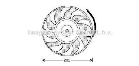 Вентилятор, охлаждение двигателя AVA QUALITY COOLING AVA COOLING AI7502