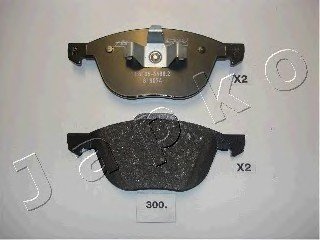 Комплект тормозных колодок, дисковый тормоз JAPKO 50300 (фото 1)