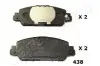 Комплект тормозных колодок JAPANPARTS PA-438AF