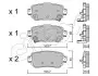 Комплект тормозных колодок CIFAM 822-1011-0 (фото 1)