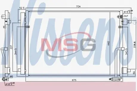 Конденсатор NISSENS 940452