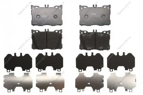 Тормозные колодки дисковые MERCEDES C(W205,S205)/E(W213)/GLC(C253) "F "15>> TRW GDB2150