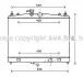 Радиатор, охлаждение двигателя AVA QUALITY COOLING AVA COOLING DN2338 (фото 1)