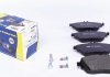 Комплект гальмівних колодок (дискових) ICER 182061