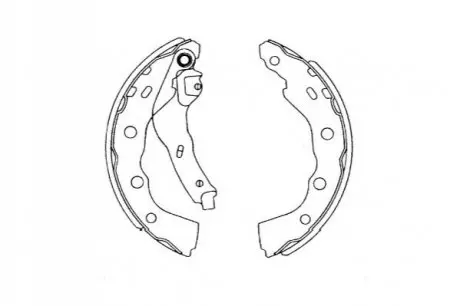 Комлект тормозных накладок PARTS KAVO KBS-6415