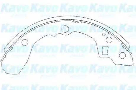 Комплект тормозных колодок PARTS KAVO KBS-4403