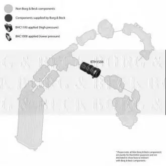 Шлангопровід BORG & BECK BTH1508