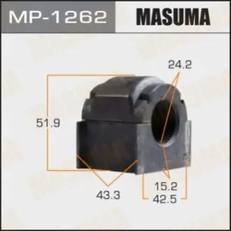 Фото 1 - втулка стабилизатора (уп.2 шт) MASUMA MP1262 Втулка стабилизатора (уп.2 шт) MASUMA MP1262 (фото 1)