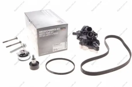 Комплект ГРМ, пас+ролик+помпа HEPU PK06850