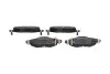 Комплект гальмівних колодок, дискове гальмо KAVO PARTS KBP-9023