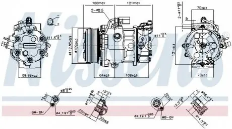 Автозапчастина NISSENS 890659