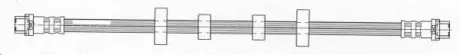 Тормозной шланг FERODO FHY2549