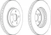 Тормозной диск FERODO DDF1508C (фото 1)