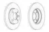 Тормозной диск FERODO DDF103C (фото 1)